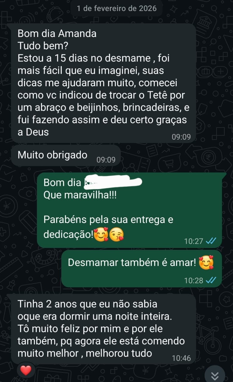 Depoimento real de mãe que fez a aula 1