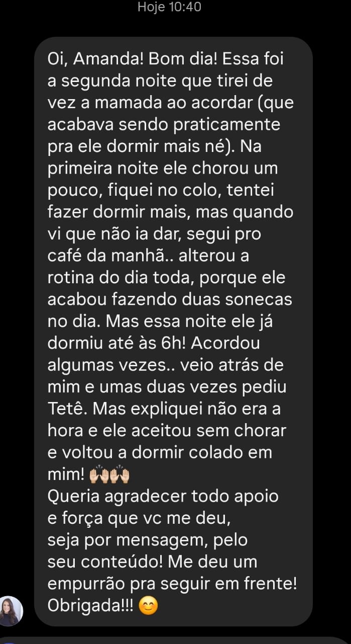 Depoimento real de mãe que fez a aula 2